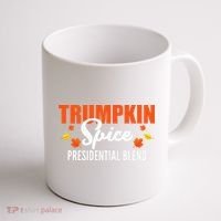 Trumpkin Spice Trump Halloween Thanksgiving Funny Coffee Mug thumb 1