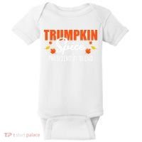 Trumpkin Spice Trump Halloween Thanksgiving Funny Baby Bodysuit thumb 0