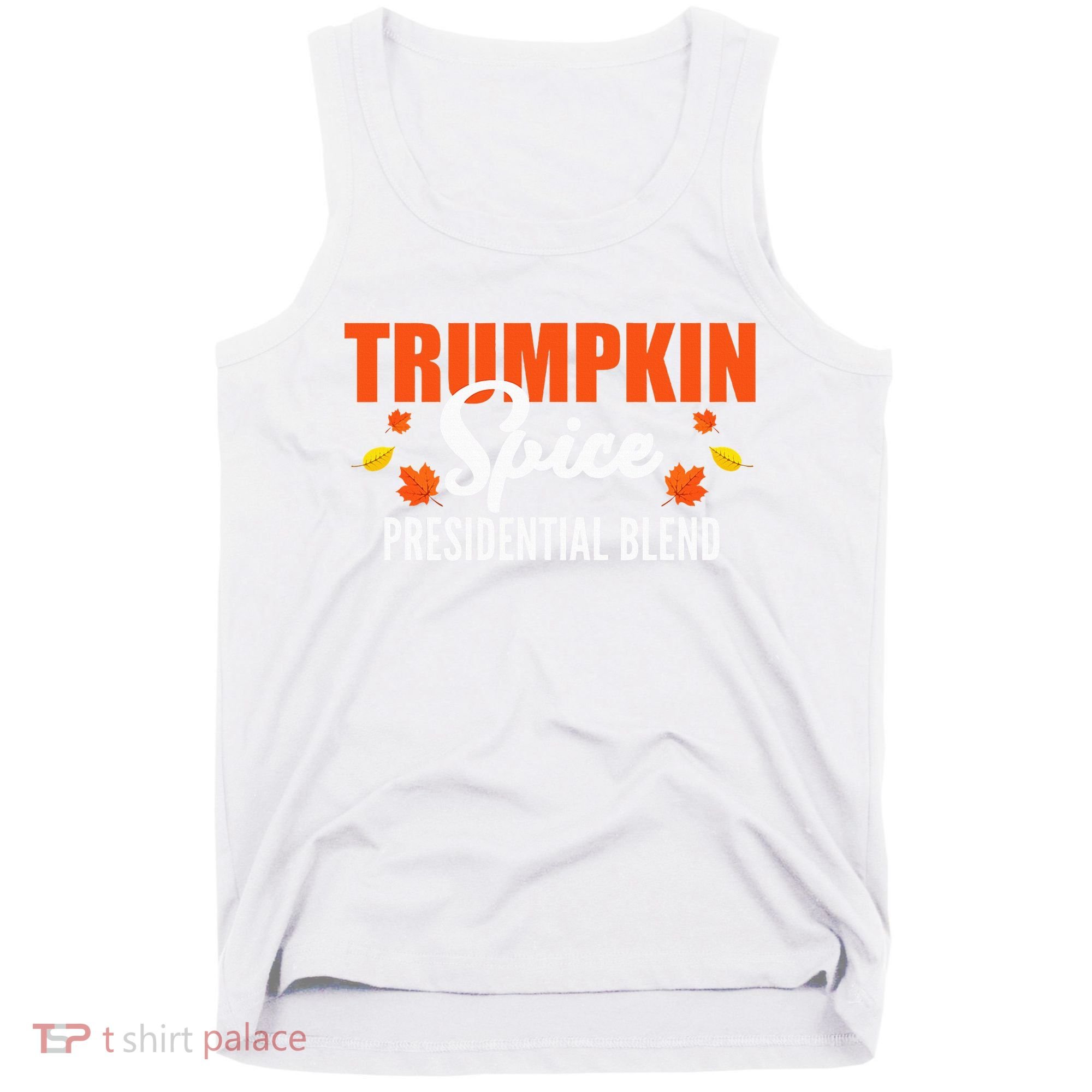 Trumpkin Spice Trump Halloween Thanksgiving Funny Tank Top