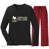Tx Souvenir Texas Enchanted Rock State Park Women's Long Sleeve Flannel Pajama Set  thumb 0