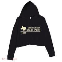 Tx Souvenir Texas Enchanted Rock State Park Crop Fleece Hoodie thumb 0