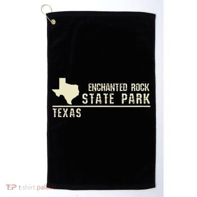 Tx Souvenir Texas Enchanted Rock State Park Golf Towel