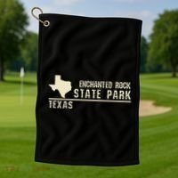 Tx Souvenir Texas Enchanted Rock State Park Golf Towel thumb 1
