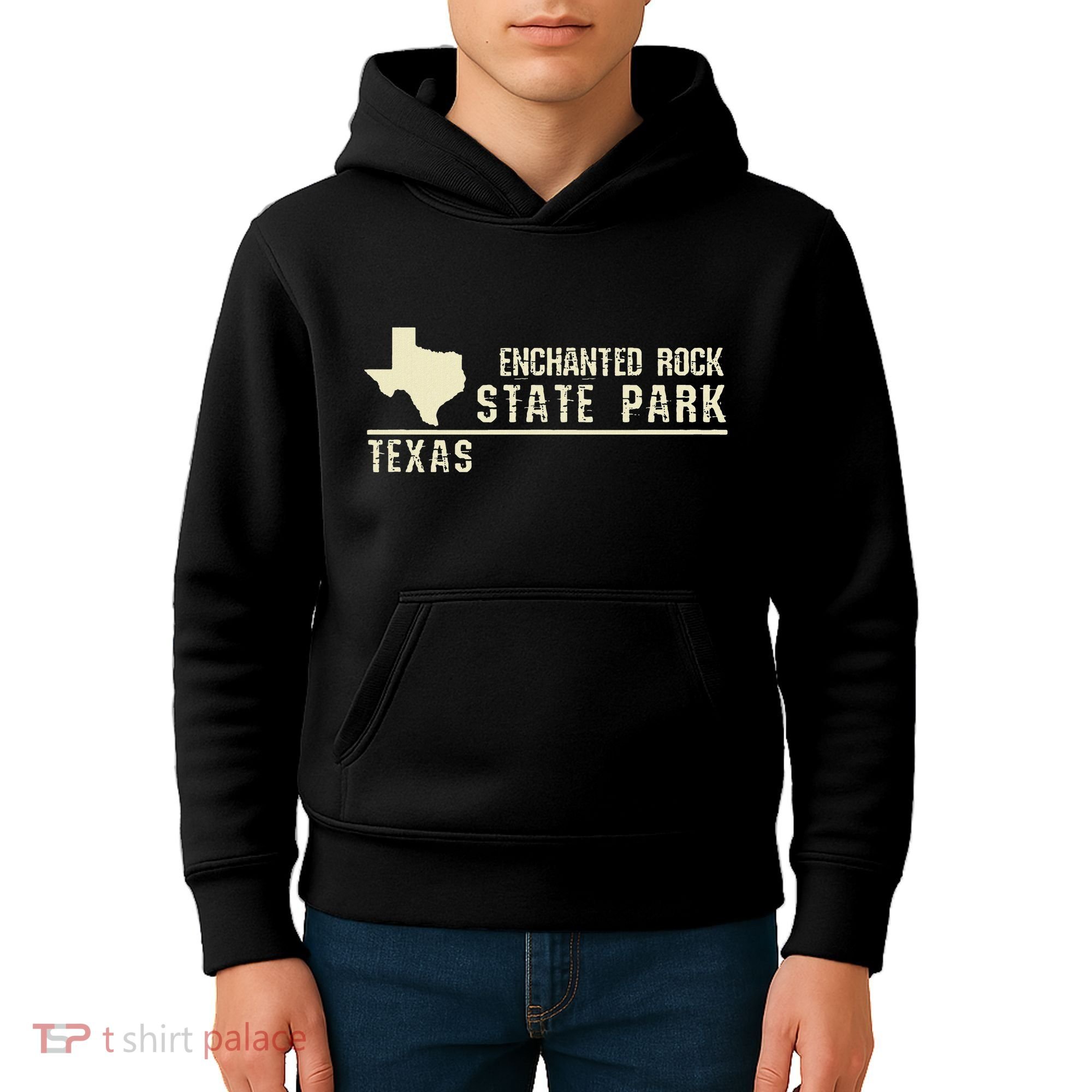 Tx Souvenir Texas Enchanted Rock State Park Kids Hoodie