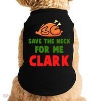 Thanksgiving Save The Neck For Me Clark Clark Essential Doggie Tank thumb 0
