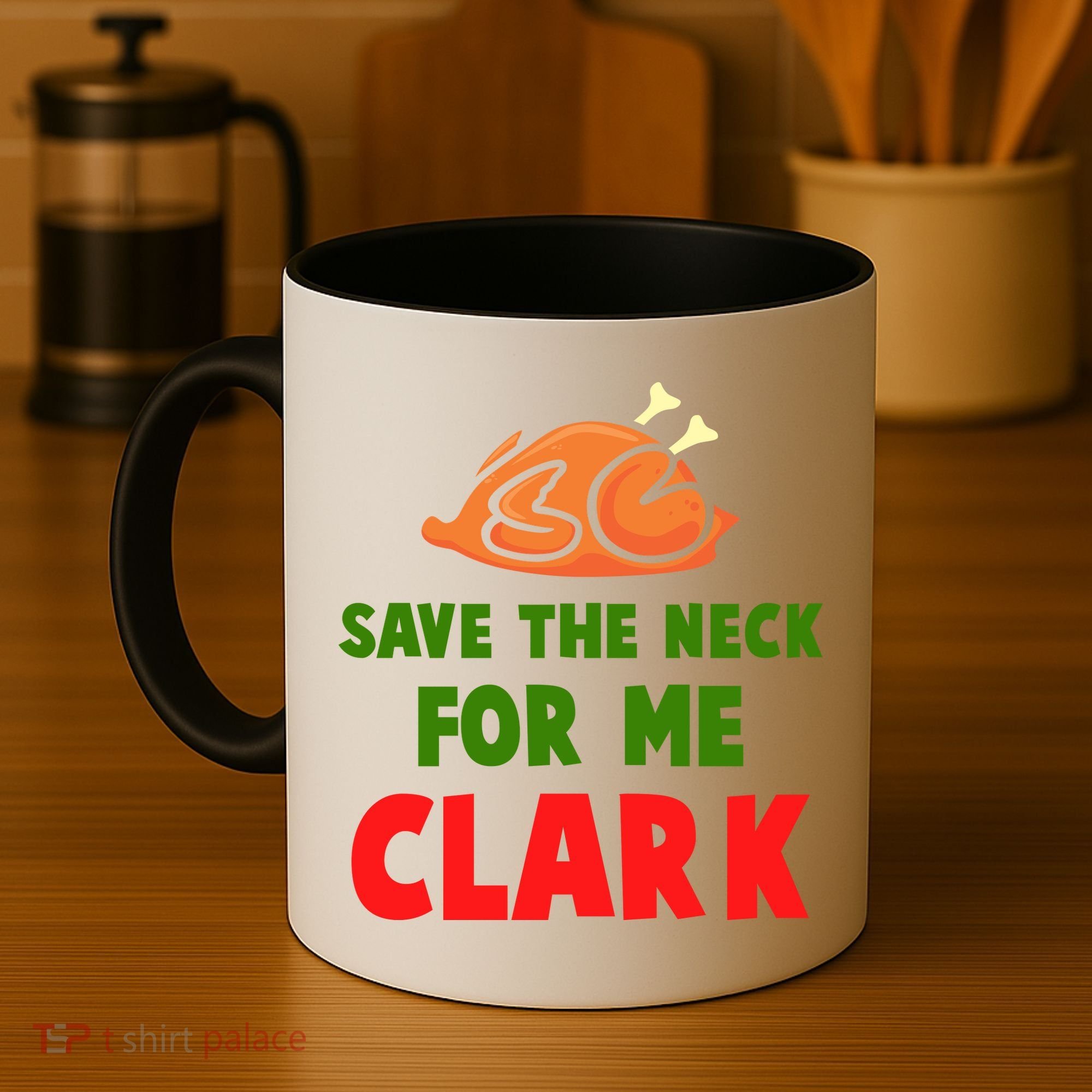 Thanksgiving Save The Neck For Me Clark Clark Essential Coffee Mug