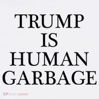 That Says Trump Is Human Garbage Funny Anti Trump Long Sleeve Shirt thumb 2