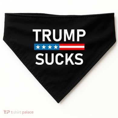 Trump Sucks USA-Made Doggie Bandana