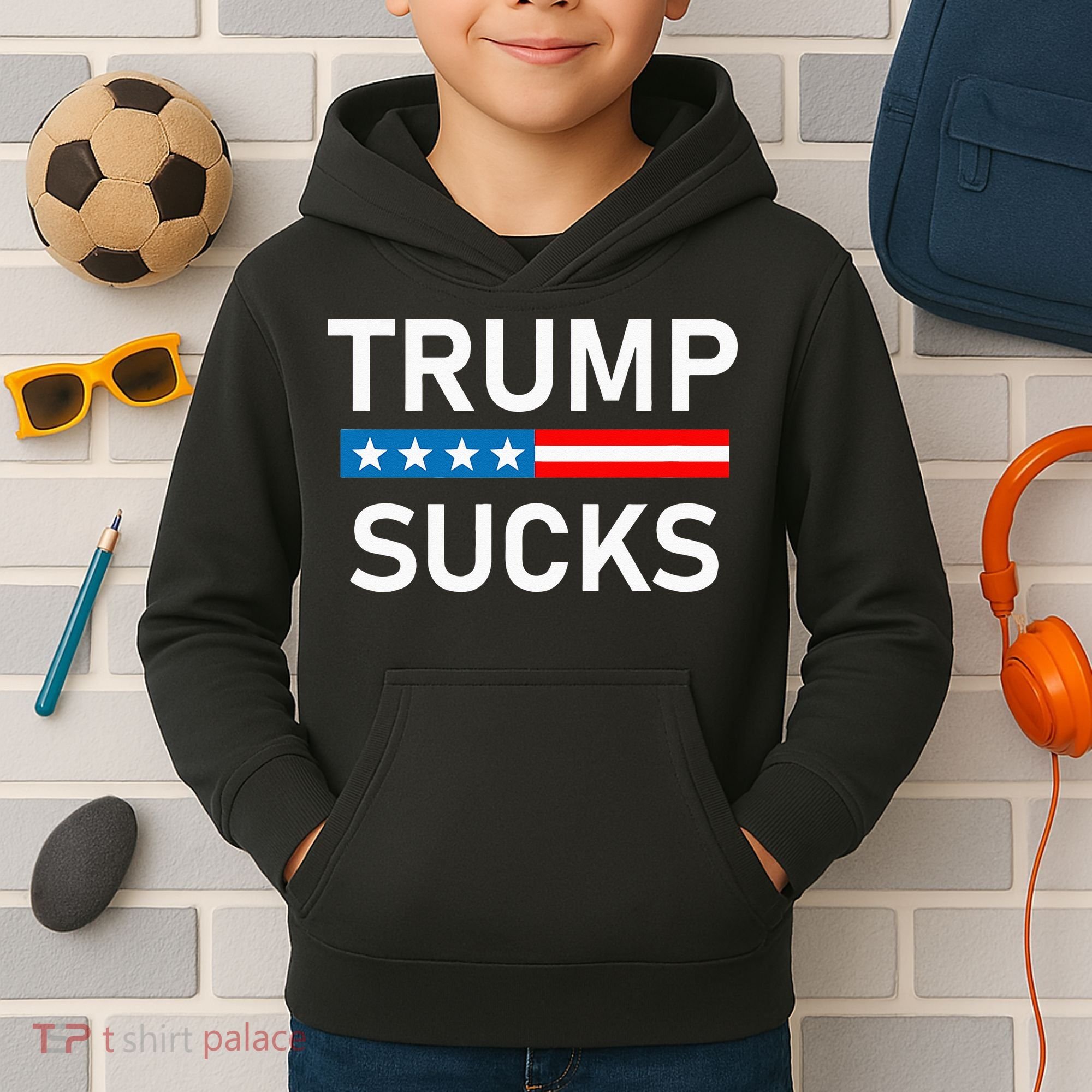 Trump Sucks Kids Hoodie