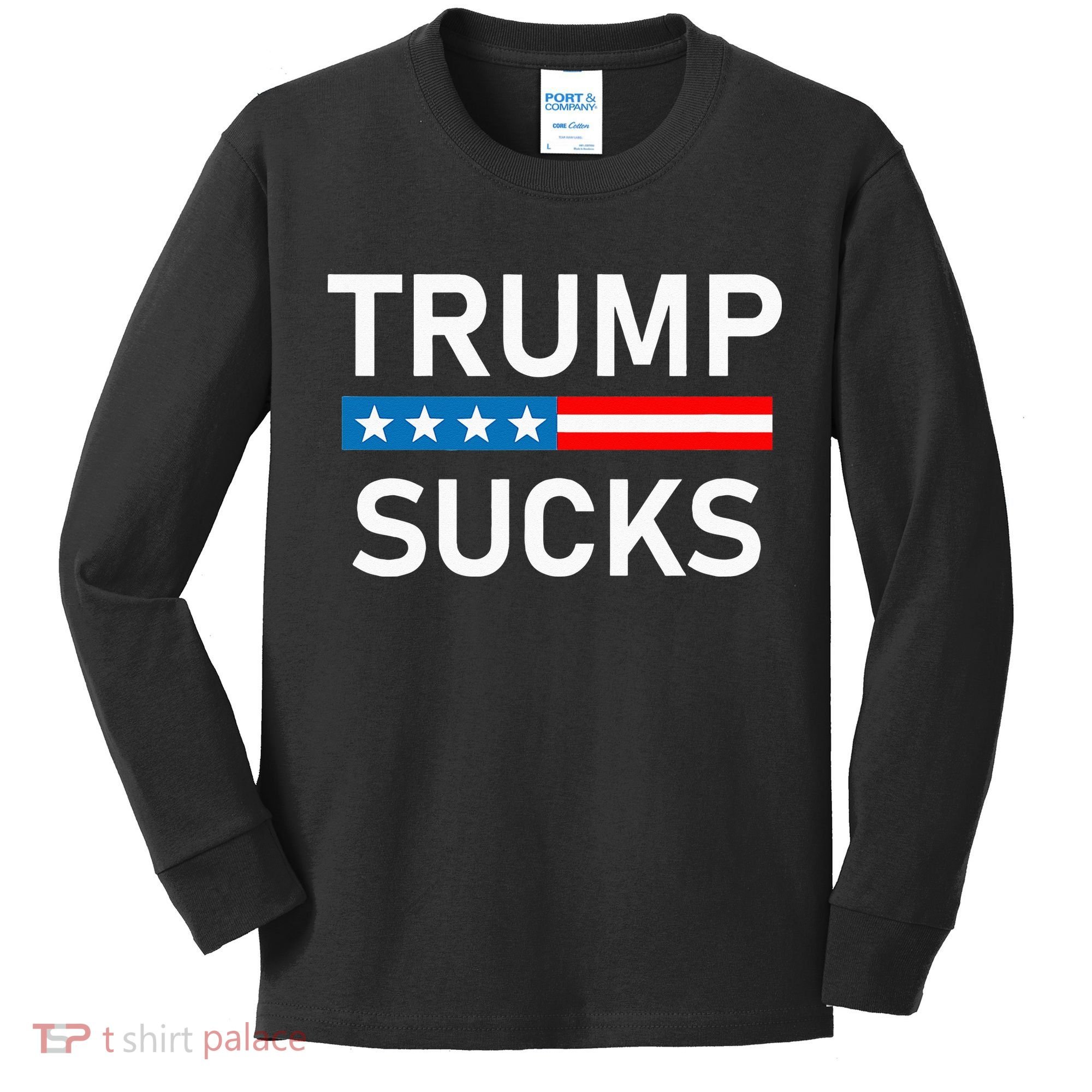 Trump Sucks Kids Long Sleeve Shirt