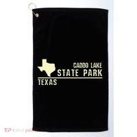 Tx Souvenir Texas Caddo Lake State Park Golf Towel thumb 0