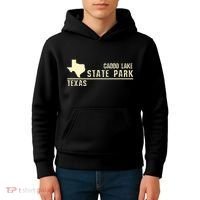 Tx Souvenir Texas Caddo Lake State Park Kids Hoodie thumb 4