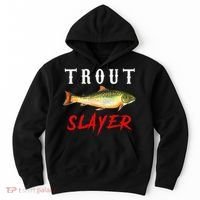 Trout Slayer Trout Fishing For Anlgers Hoodie thumb 0