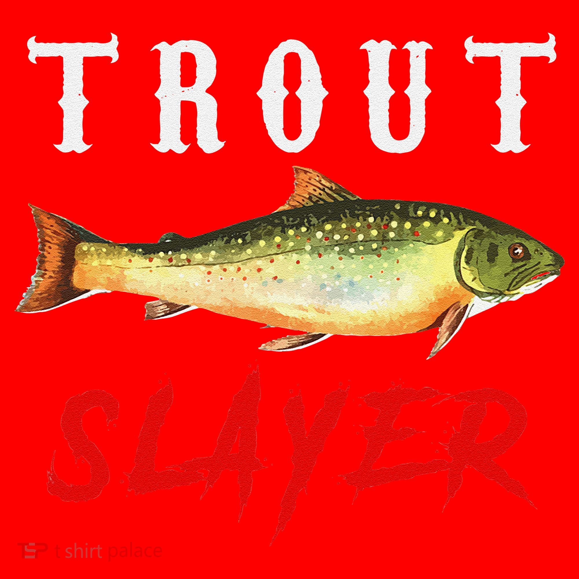 Trout Slayer Trout Fishing For Anlgers Santa Hat