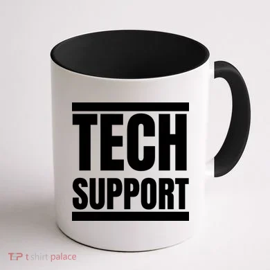 Tech Support Coffee Mug back