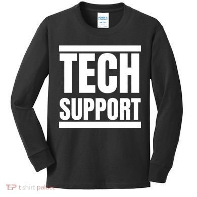 Tech Support Kids Long Sleeve Shirt