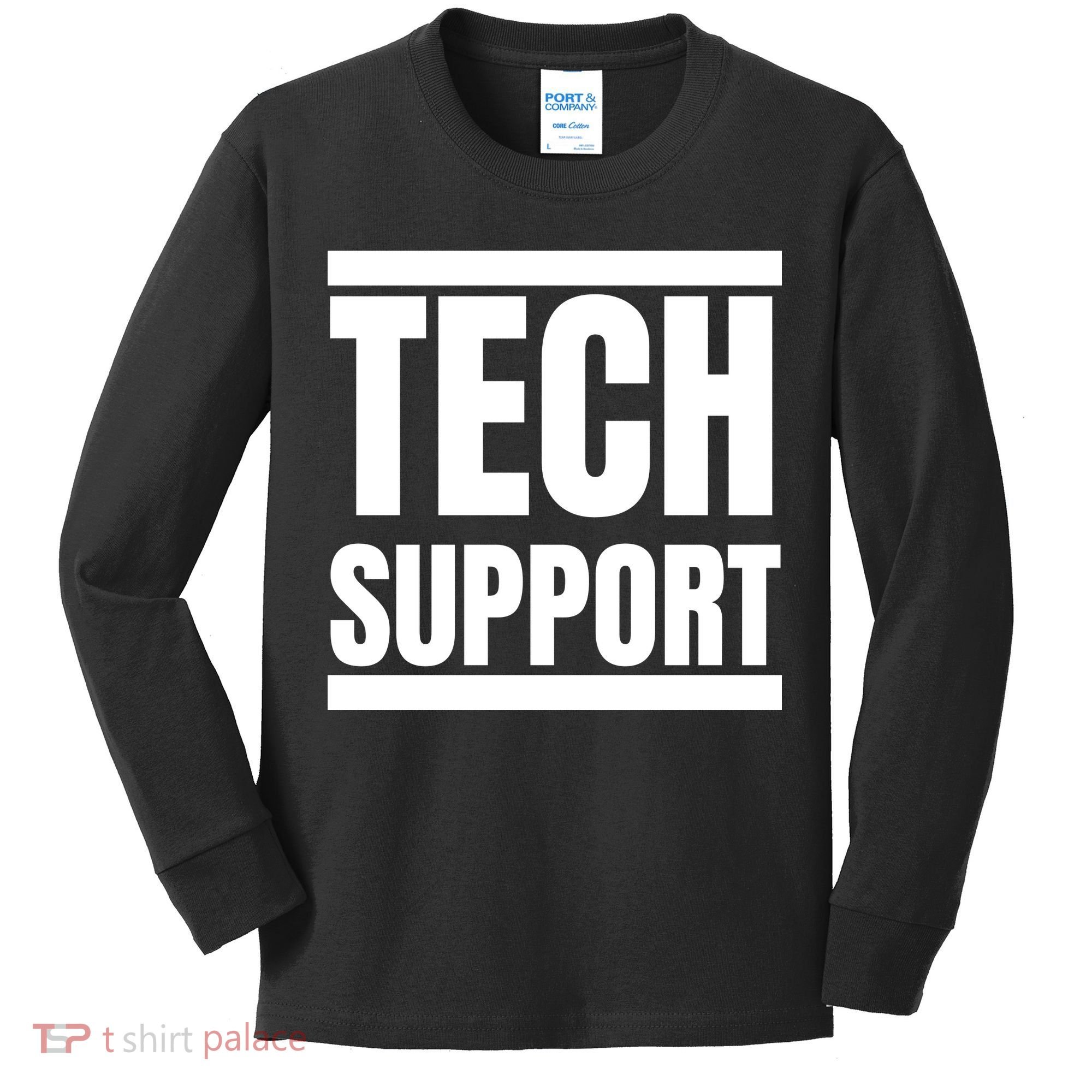 Tech Support Kids Long Sleeve Shirt