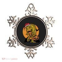TRex Santa Trick Or Treating Halloween Funny Ornament thumb 0