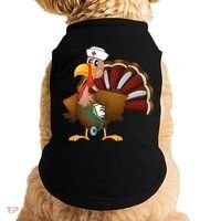 Thanksgiving Scrub Tops Turkey Nurse Gift Holiday Nursing Cool Gift Doggie Tank thumb 0