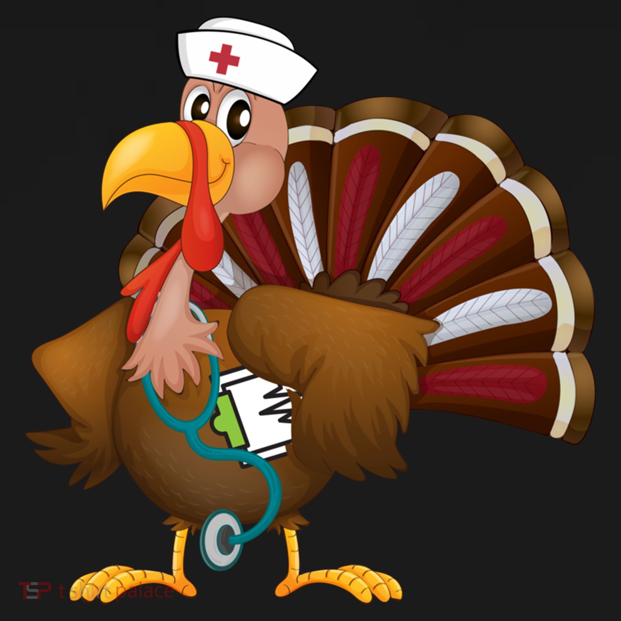 Thanksgiving Scrub Tops Turkey Nurse Gift Holiday Nursing Cool Gift Bucket Hat
