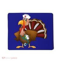 Thanksgiving Scrub Tops Turkey Nurse Gift Holiday Nursing Cool Gift Mousepad thumb 0