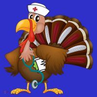 Thanksgiving Scrub Tops Turkey Nurse Gift Holiday Nursing Cool Gift Women's Tank Top thumb 5