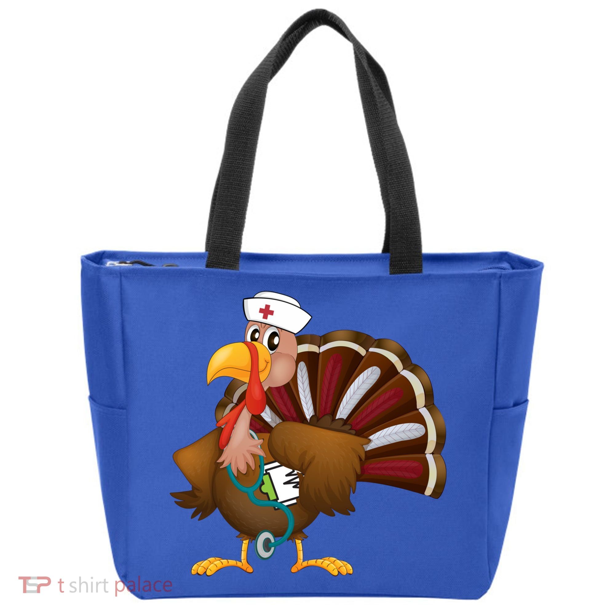 Thanksgiving Scrub Tops Turkey Nurse Gift Holiday Nursing Cool Gift Tote Bag