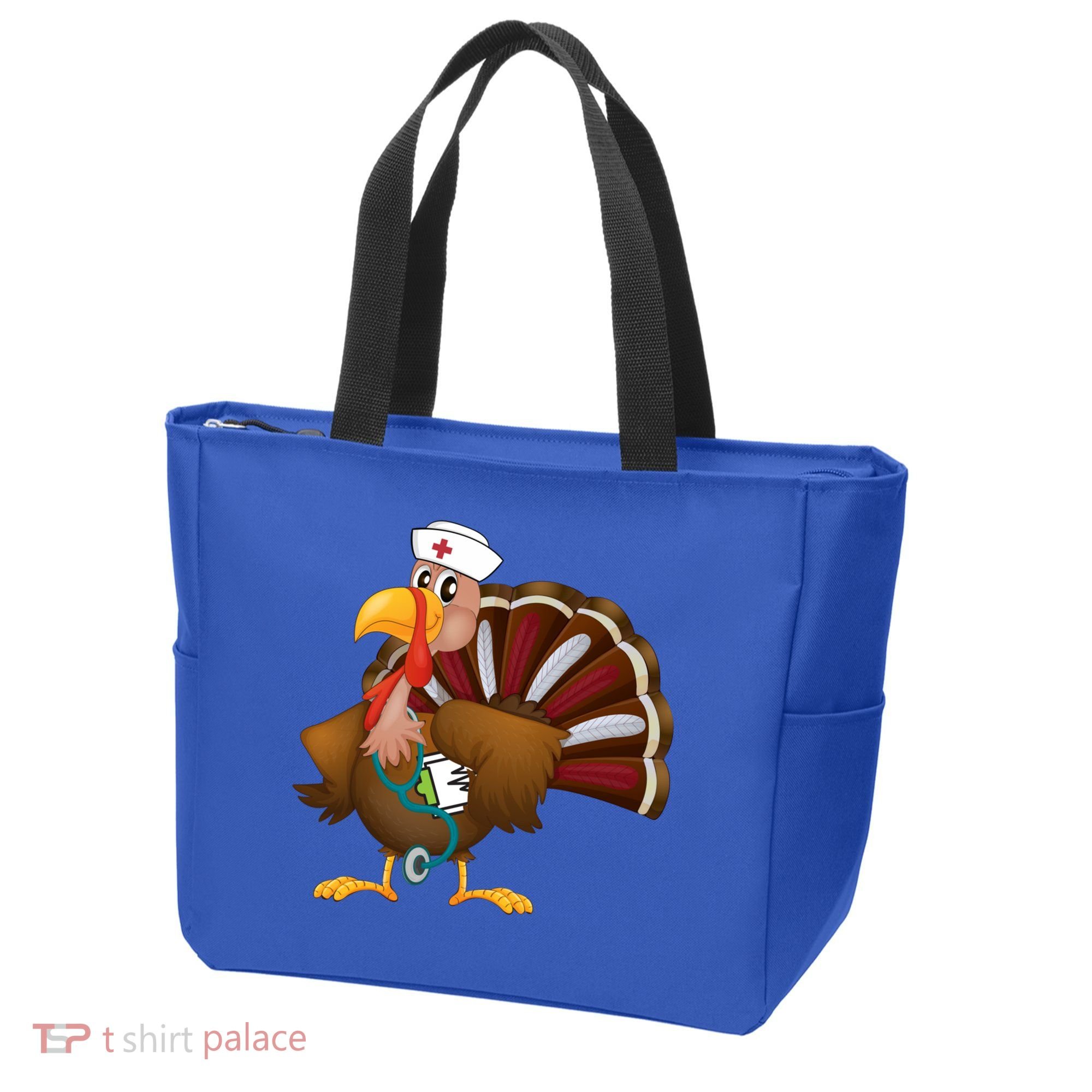 Thanksgiving Scrub Tops Turkey Nurse Gift Holiday Nursing Cool Gift Tote Bag