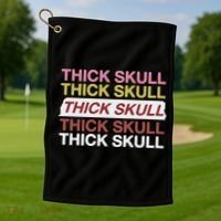 Thick Skull Golf Towel thumb 1