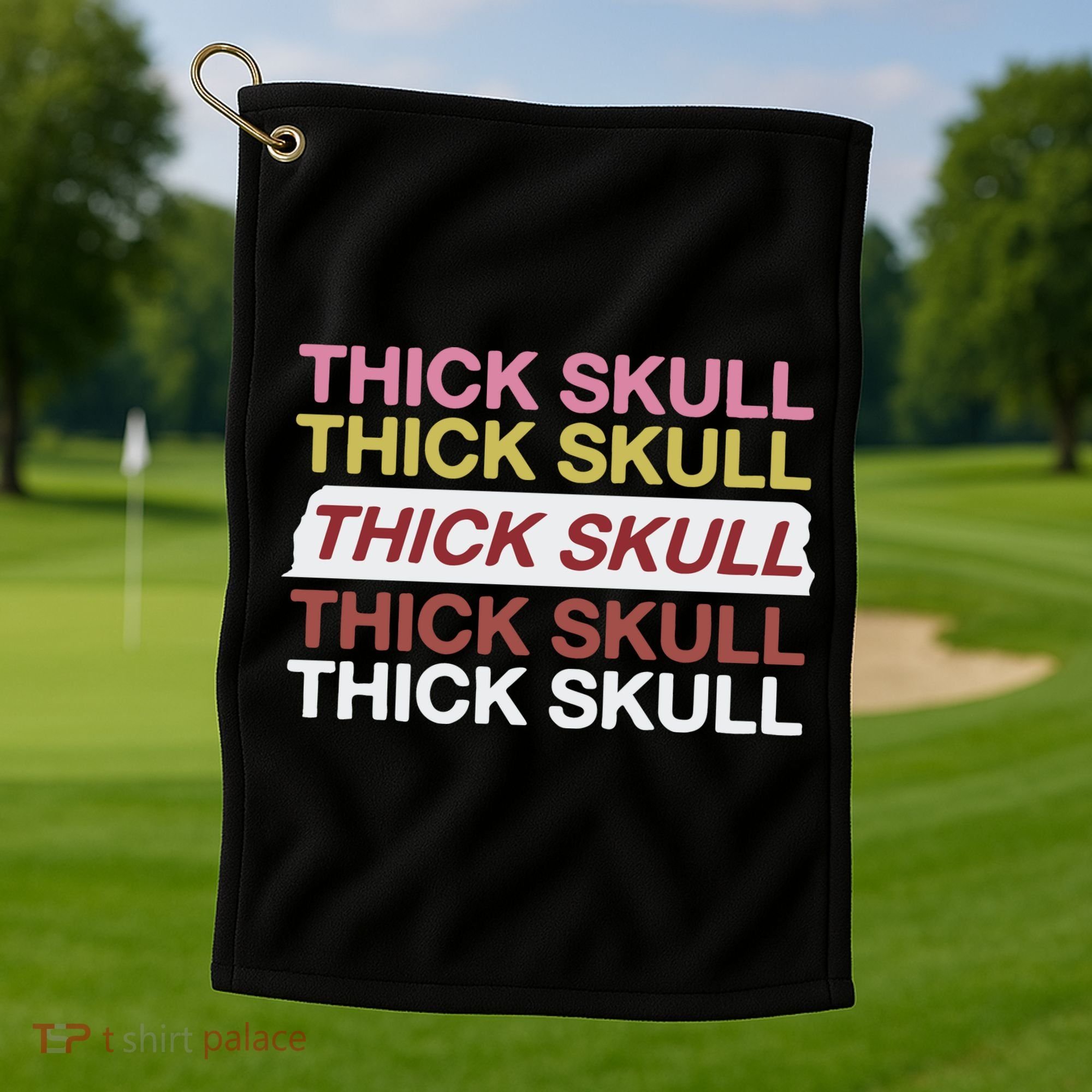 Thick Skull Golf Towel