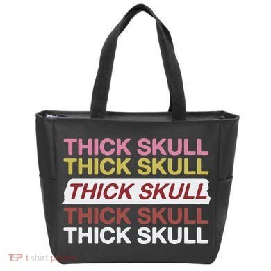 Thick Skull Tote Bag