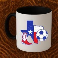 Texas Soccer Coffee Mug thumb 2