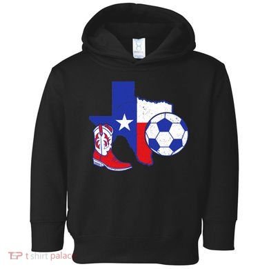 Texas Soccer Toddler Hoodie