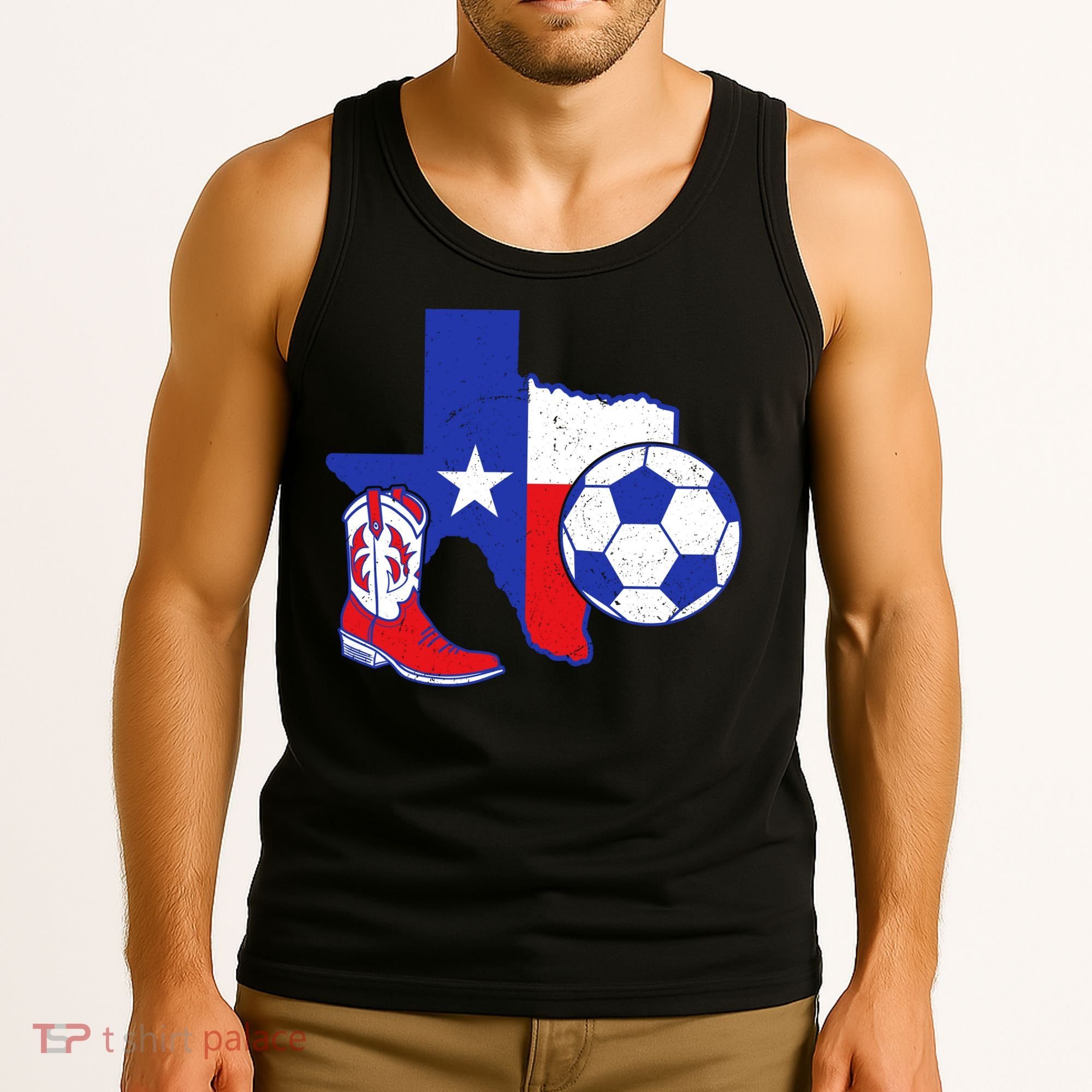 Texas Soccer Tank Top