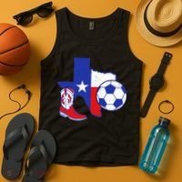 Texas Soccer Tank Top thumb 4