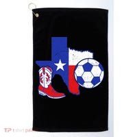 Texas Soccer Golf Towel thumb 0
