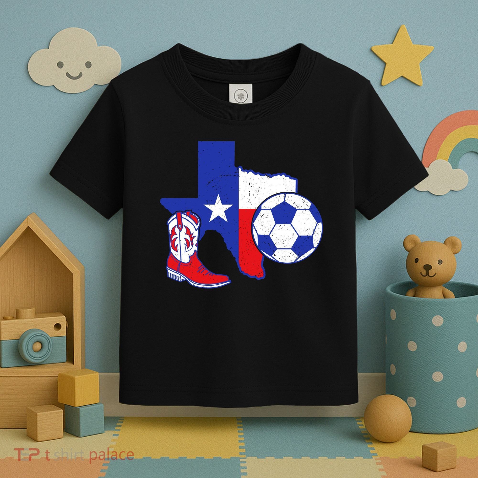 Texas Soccer Toddler T-Shirt