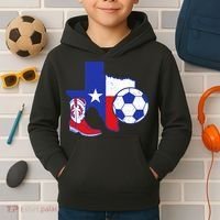 Texas Soccer Kids Hoodie thumb 2