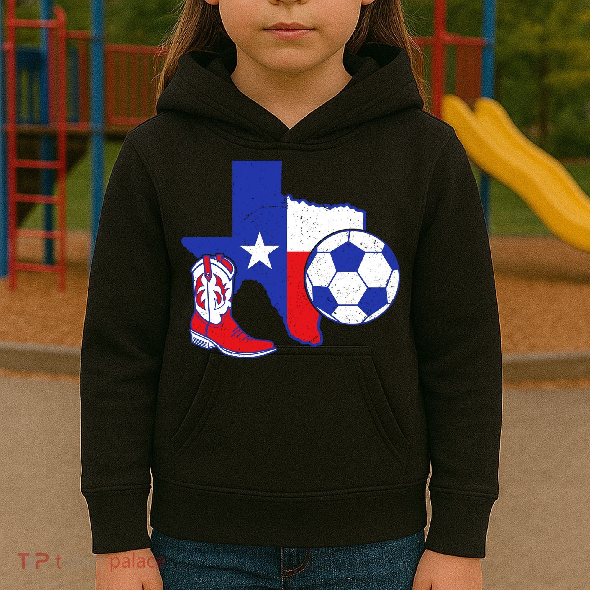 Texas Soccer Kids Hoodie