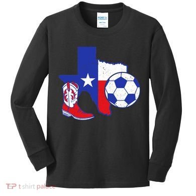 Texas Soccer Kids Long Sleeve Shirt