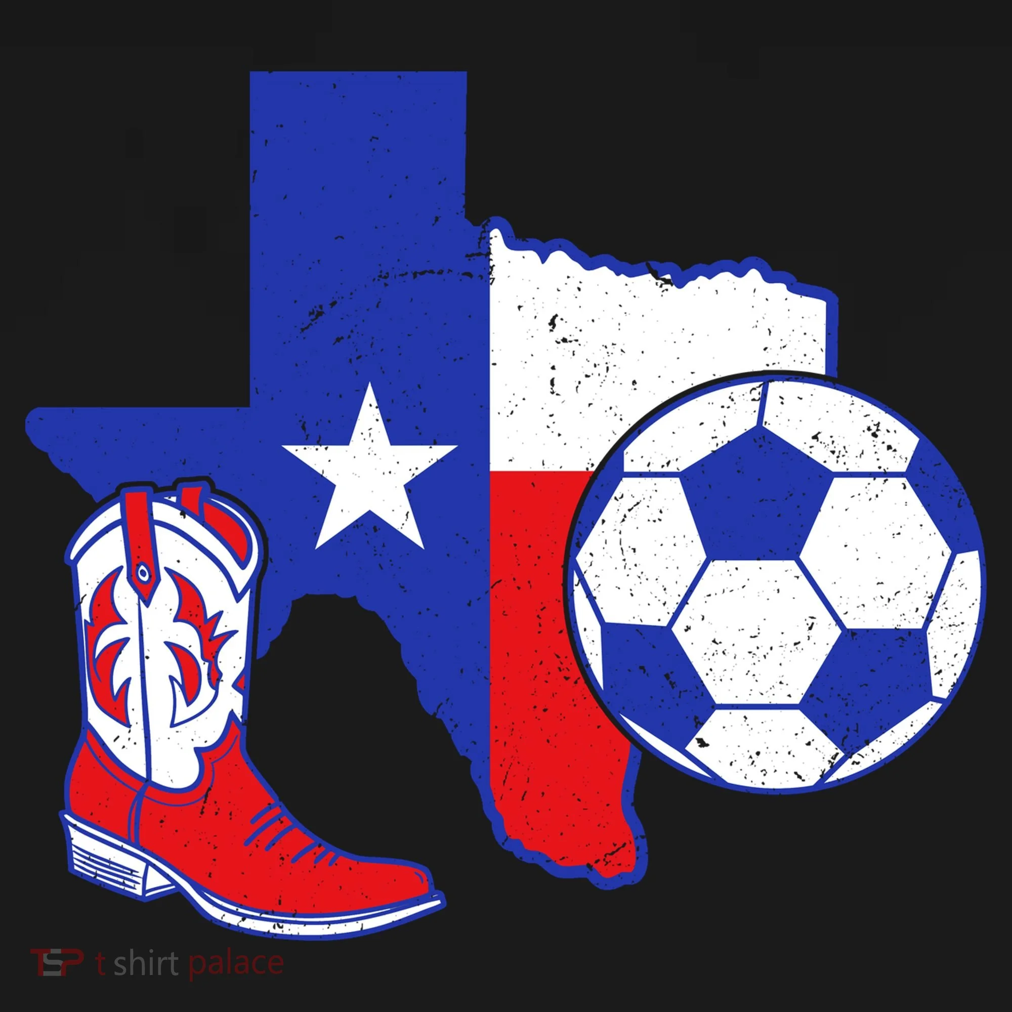 Texas Soccer Kids Long Sleeve Shirt