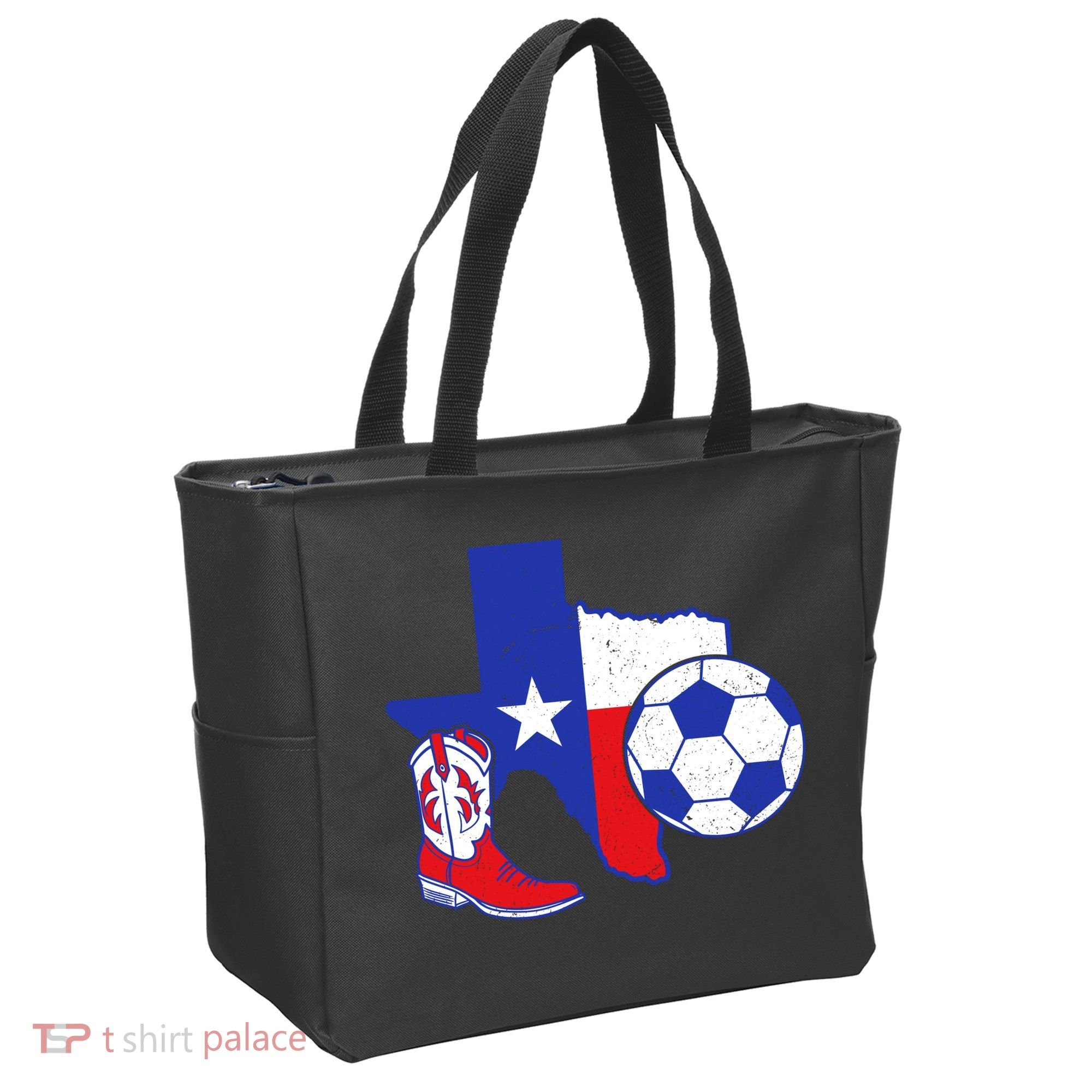 Texas Soccer Tote Bag