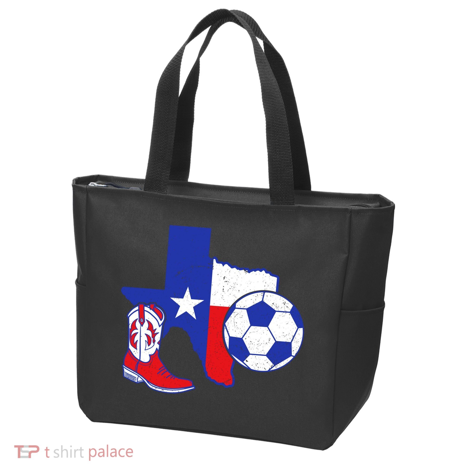 Texas Soccer Tote Bag