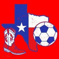 Texas Soccer Santa Hat thumb 1