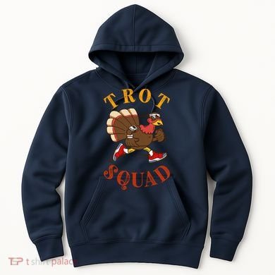 Trot Squad Thanksgiving Turkey Trot Costume Hoodie