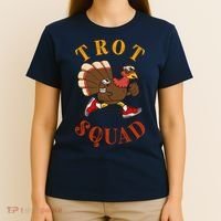 Trot Squad Thanksgiving Turkey Trot Costume T-Shirt thumb 4