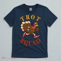 Trot Squad Thanksgiving Turkey Trot Costume T-Shirt thumb 5