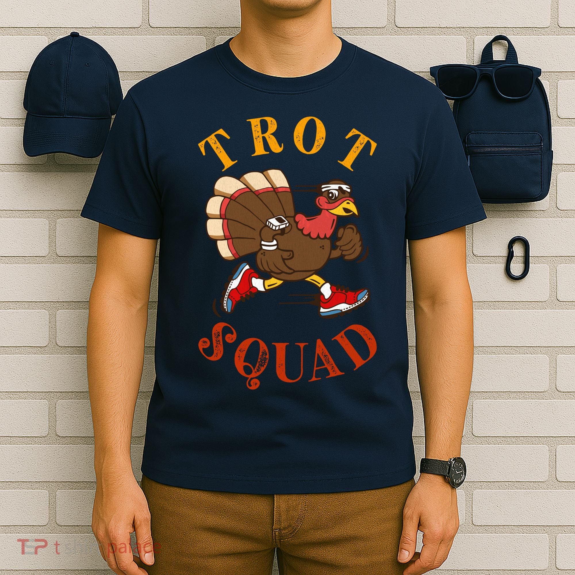 Trot Squad Thanksgiving Turkey Trot Costume T-Shirt