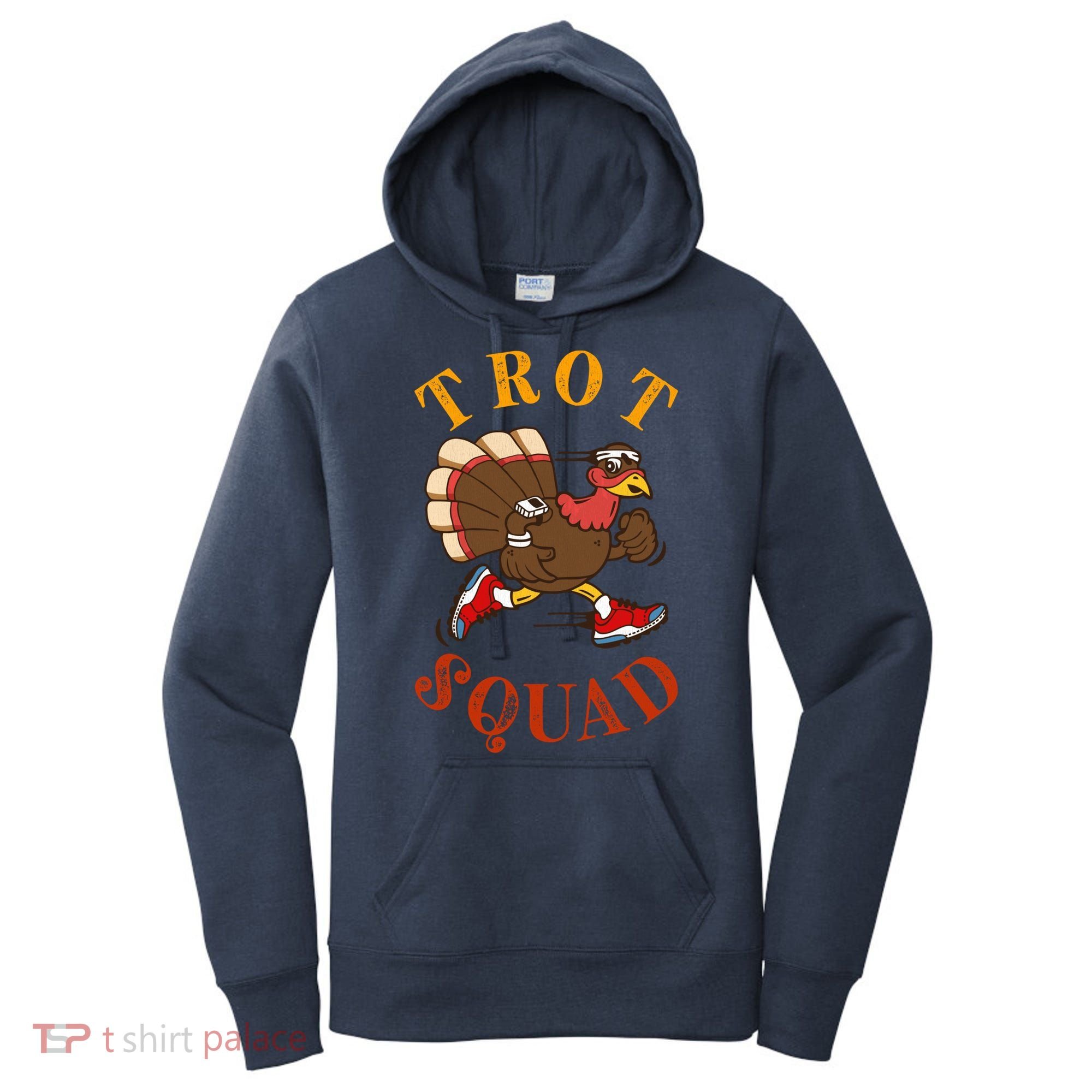 Trot Squad Thanksgiving Turkey Trot Costume Women's Hoodie