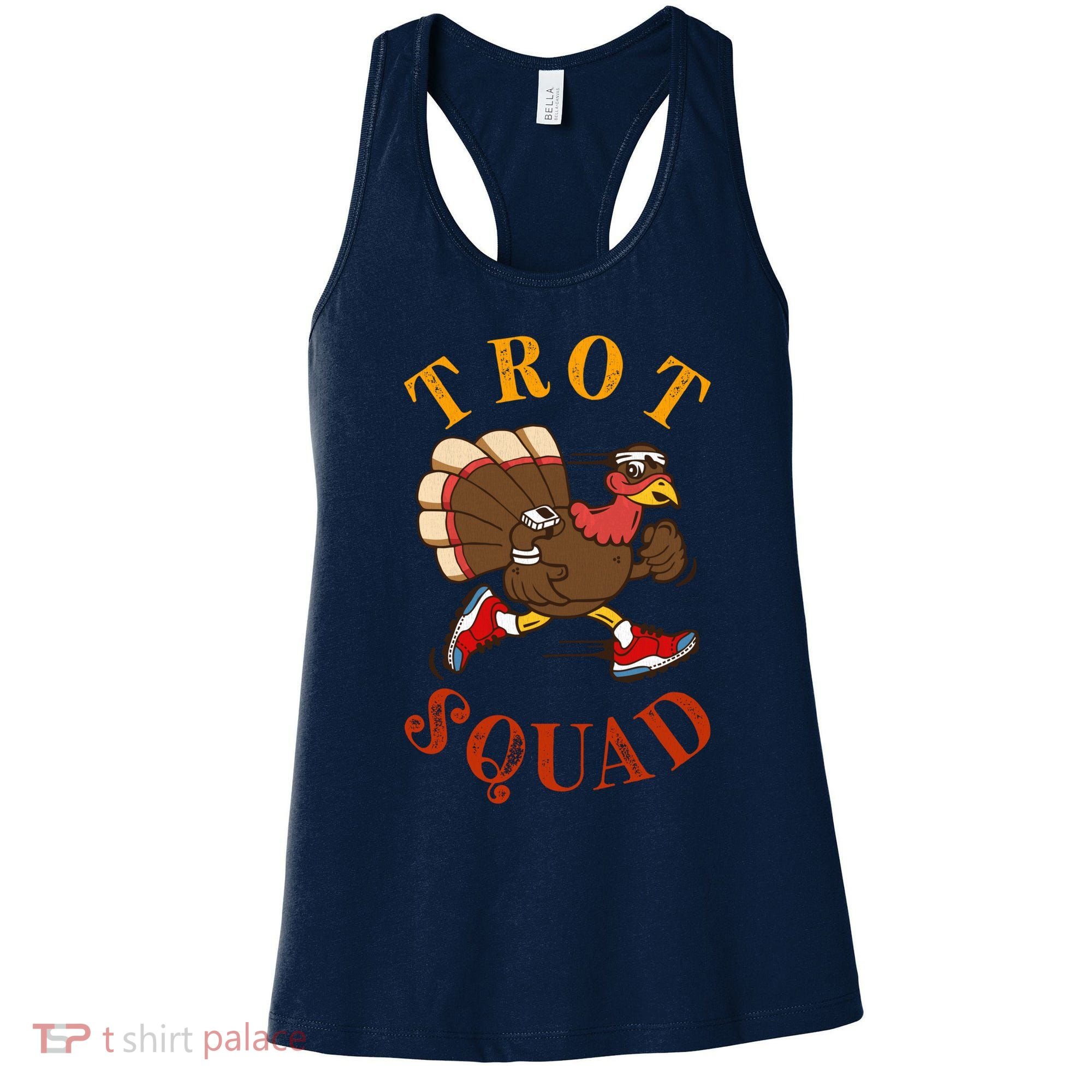 Trot Squad Thanksgiving Turkey Trot Costume Women's Tank Top